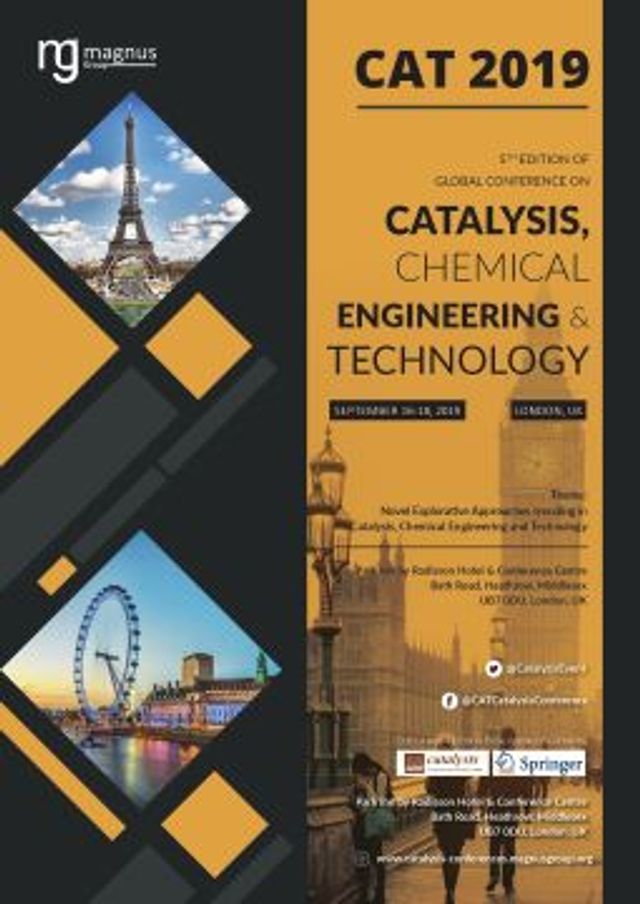 Catalysis, Chemical Engineering & Technology Event Book