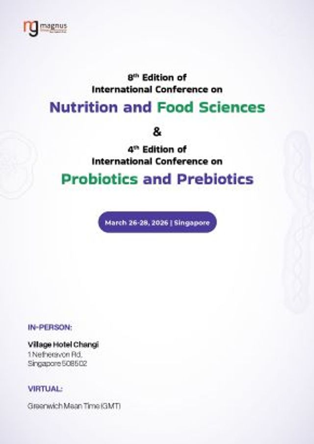 International Conference on Nutrition and Food Sciences Event Book