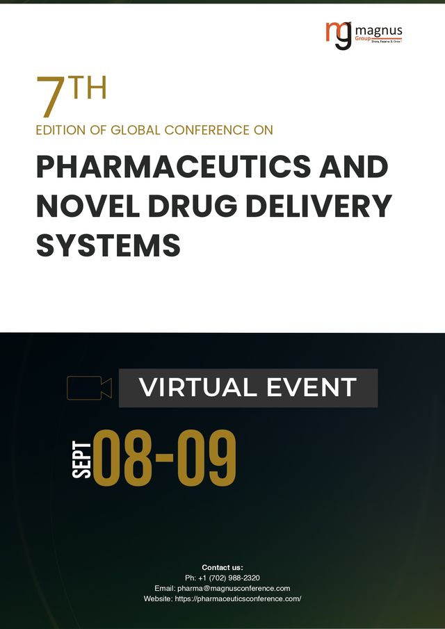 Pharmaceutics and Novel Drug Delivery Systems Event Book