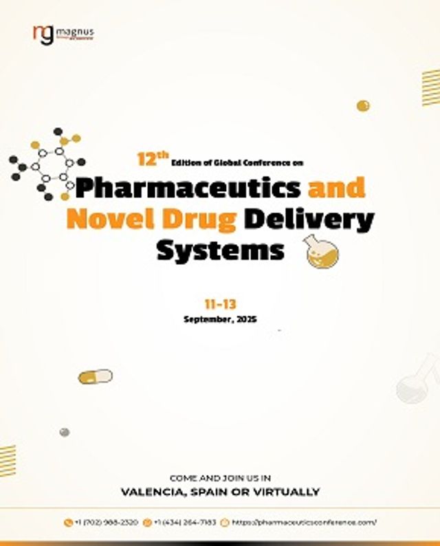 Pharmaceutics and Novel Drug Delivery Systems Event Book
